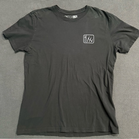 Fintech Other - LIMITED TIME $4 ITEM!! Men's Dark Gray Graphic Tee by Fintech